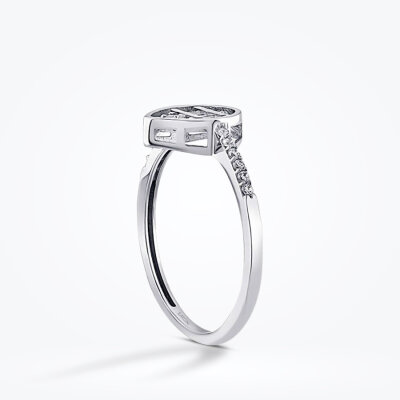 Altın Damla Baget Yüzük - Baroni Diamond (1)