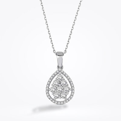 Altın Damla Kolye - Baroni Diamond