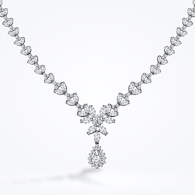 Altın Damla Taşlı Gerdanlık - Baroni Diamond (1)