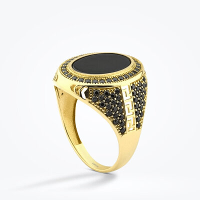 Altın Erkek Yüzük - Baroni Diamond (1)