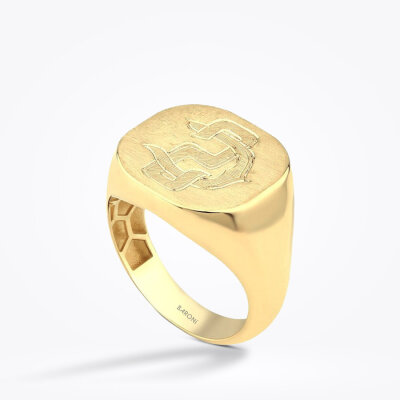 Altın Erkek Yüzük - Baroni Diamond (1)