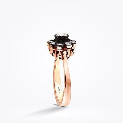 Altın Gül Yüzük - Baroni Diamond (1)
