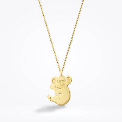 Altın Koala Trend Kolye - Baroni Diamond