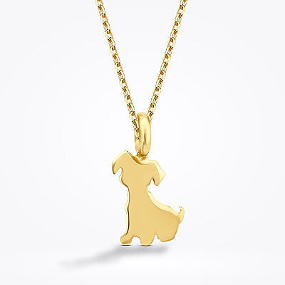 Altın Köpek Kolye - Baroni Diamond (1)