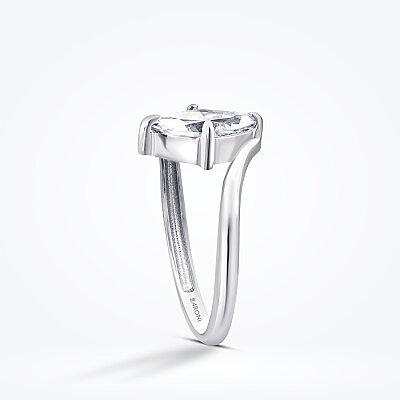 Altın Markiz Taşlı Tektaş Yüzük - Baroni Diamond (1)