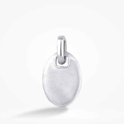 Altın Oval Erkek Kolye Ucu - Baroni Diamond