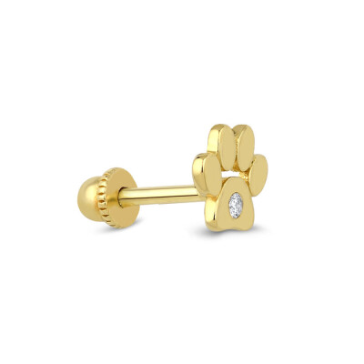Altın Pati Tragus Küpe - Baroni Diamond (1)