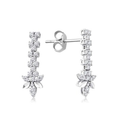 Altın Trend Küpe - Baroni Diamond