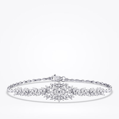 Altın Taşlı Trend Bileklik - Baroni Diamond