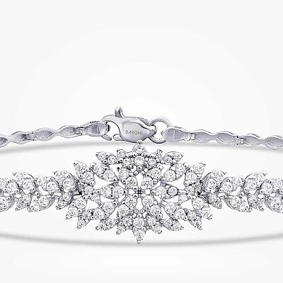 Altın Taşlı Trend Bileklik - Baroni Diamond (1)