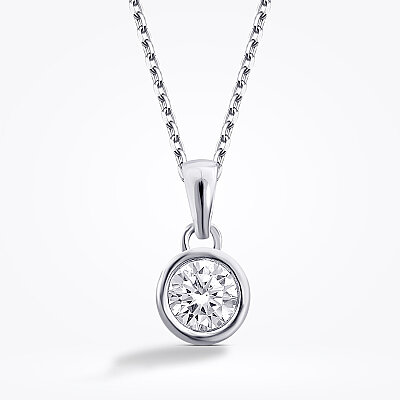 Altın Tektaş Kolye - Baroni Diamond (1)