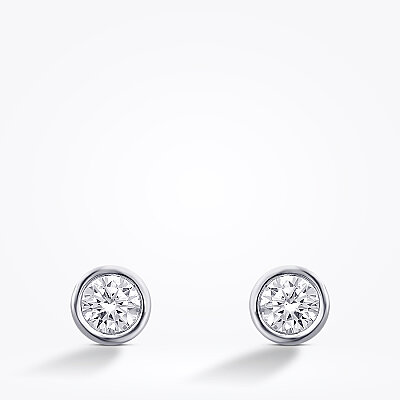 Altın Tektaş Küpe - Baroni Diamond (1)