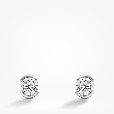 Altın Tektaş Küpe - Baroni Diamond (1)