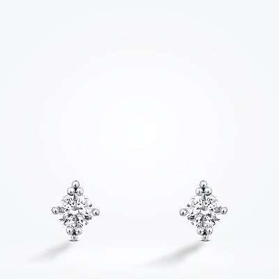 Altın Tektaş Küpe - Baroni Diamond (1)