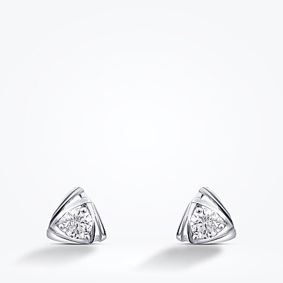 Altın Tektaş Küpe - Baroni Diamond (1)