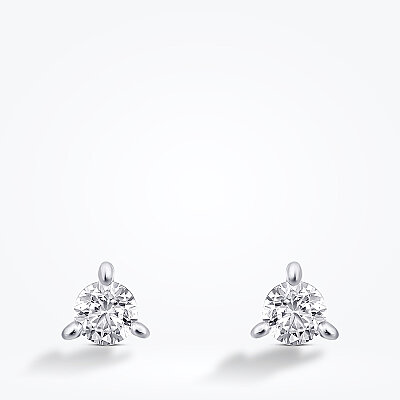 Altın Tektaş Küpe - Baroni Diamond (1)