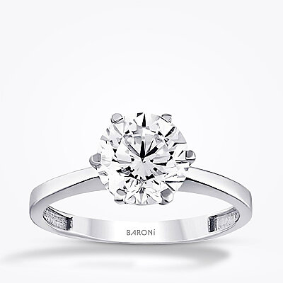 Altın Tektaş Yüzük - Baroni Diamond