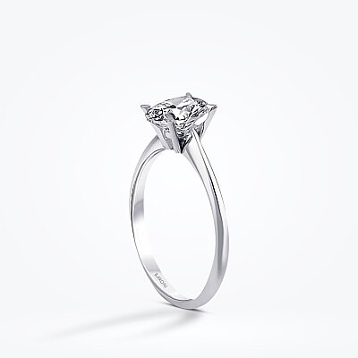 Altın Oval Tektaş Yüzük - Baroni Diamond (1)