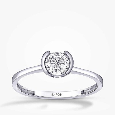 Altın Tektaş Yüzük - Baroni Diamond (1)