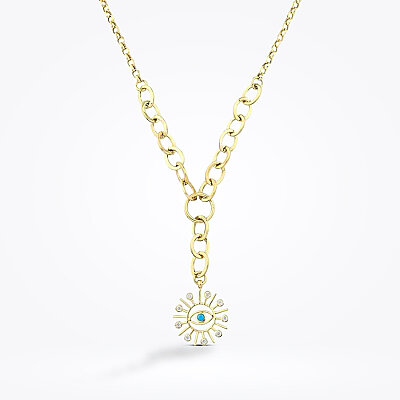 Altın Trend Kolye - Baroni Diamond