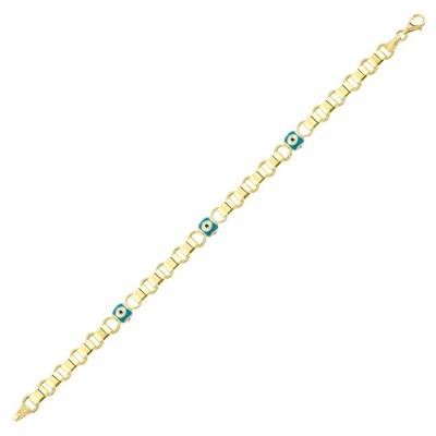 Altın Trend Nazar Boncuklu Bileklik - Baroni Diamond