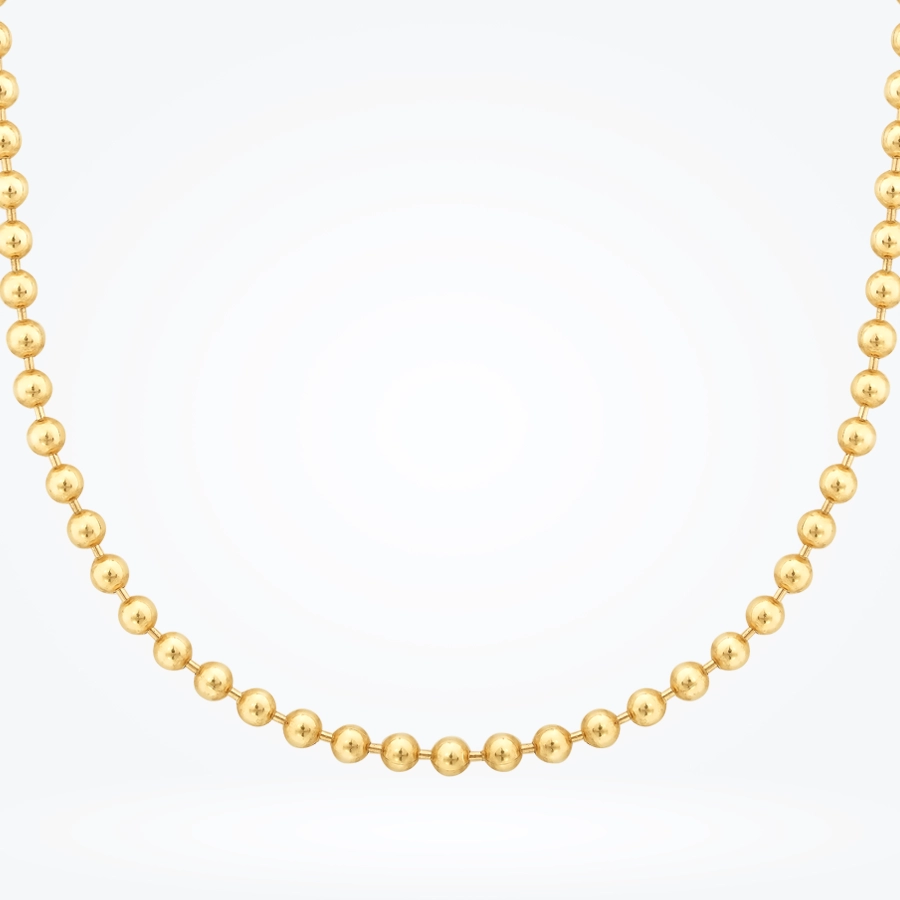 Altın Trend Top Zincir Kolye - Baroni Diamond (1)