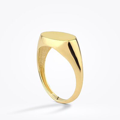 Altın Şövalye Oval Yüzük - Baroni Diamond (1)