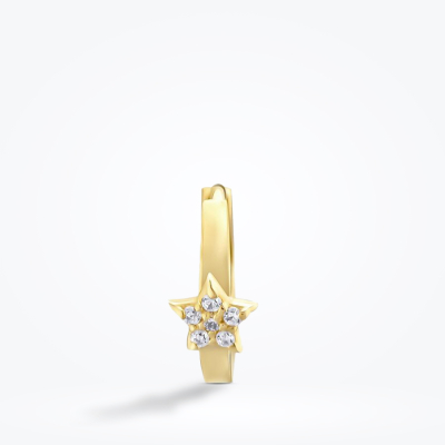 Altın Yıldız Kıkırdak Küpe - Baroni Diamond (1)