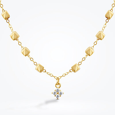 Altın Yıldız Kırıntısı Kolye - Baroni Diamond (1)