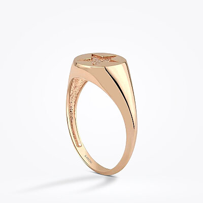 Altın Yıldızlı Şövalye Yüzük - Baroni Diamond (1)