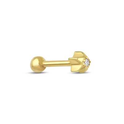 Altın Yıldız Tragus Küpe - Baroni Diamond (1)