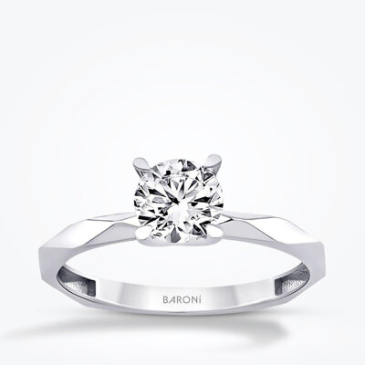 Altın Tektaş Yüzük - Baroni Diamond